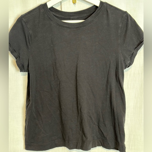LOFT - Women's T-Shirt TOP SS Sz S "VINTAGE SOFT" - BLACK - Picture 11 of 11